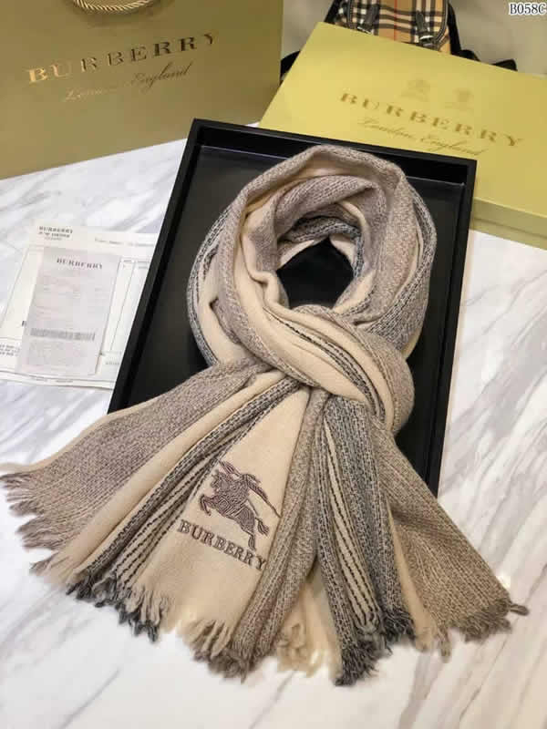 Women Scarves Autumn Winter New Female Wool Scarf Fake Burberry Scarves 05